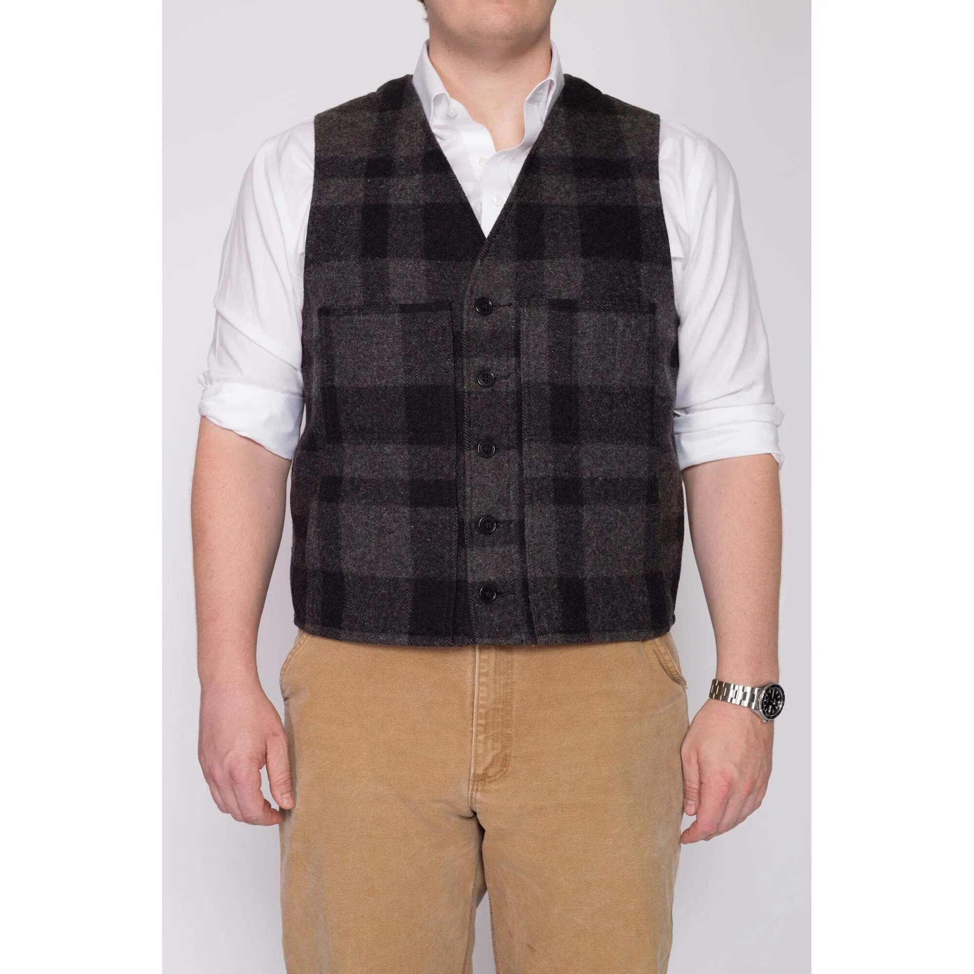 1970s CC Filson Mackinaw Wool Vest - Size 46