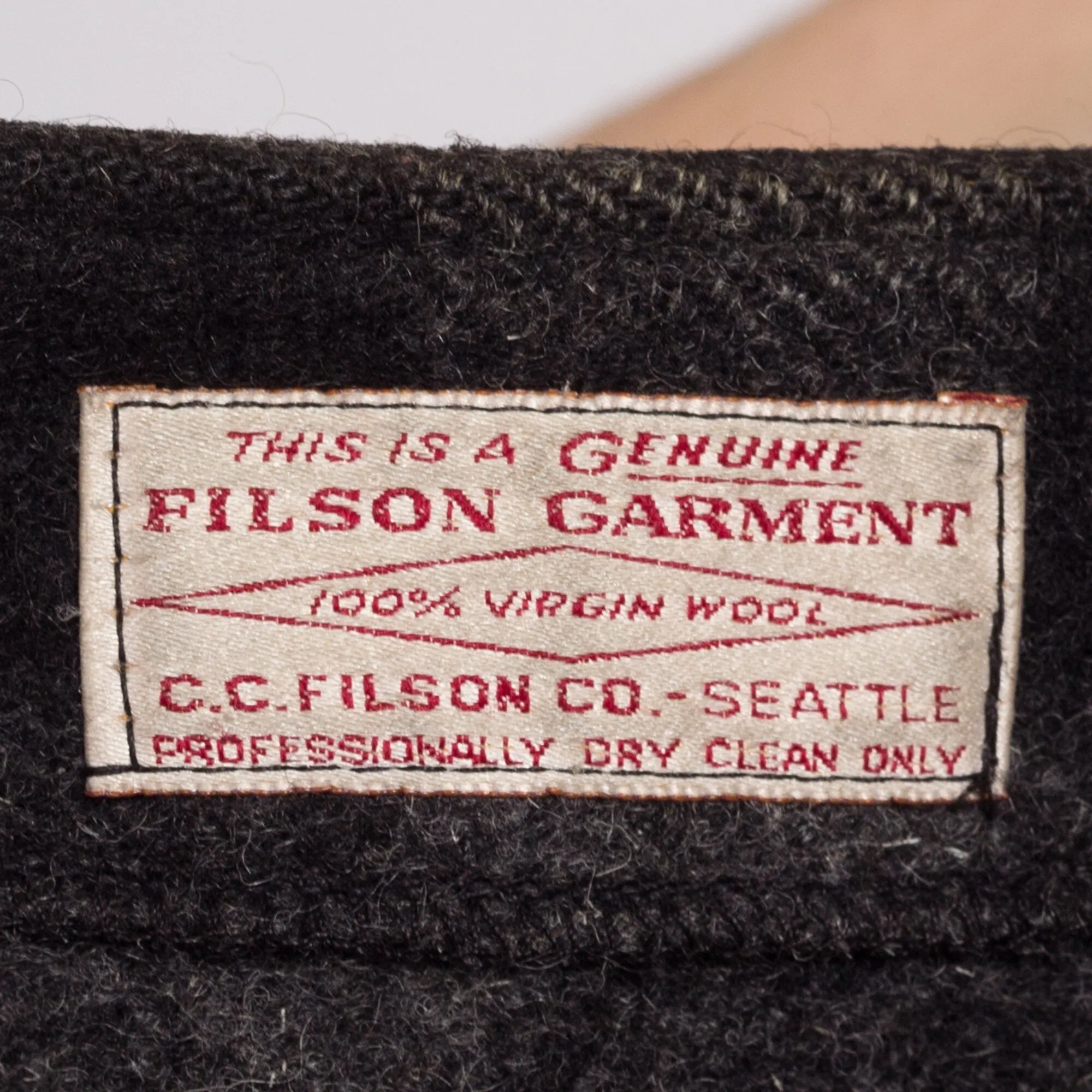 1970s CC Filson Mackinaw Wool Vest - Size 46