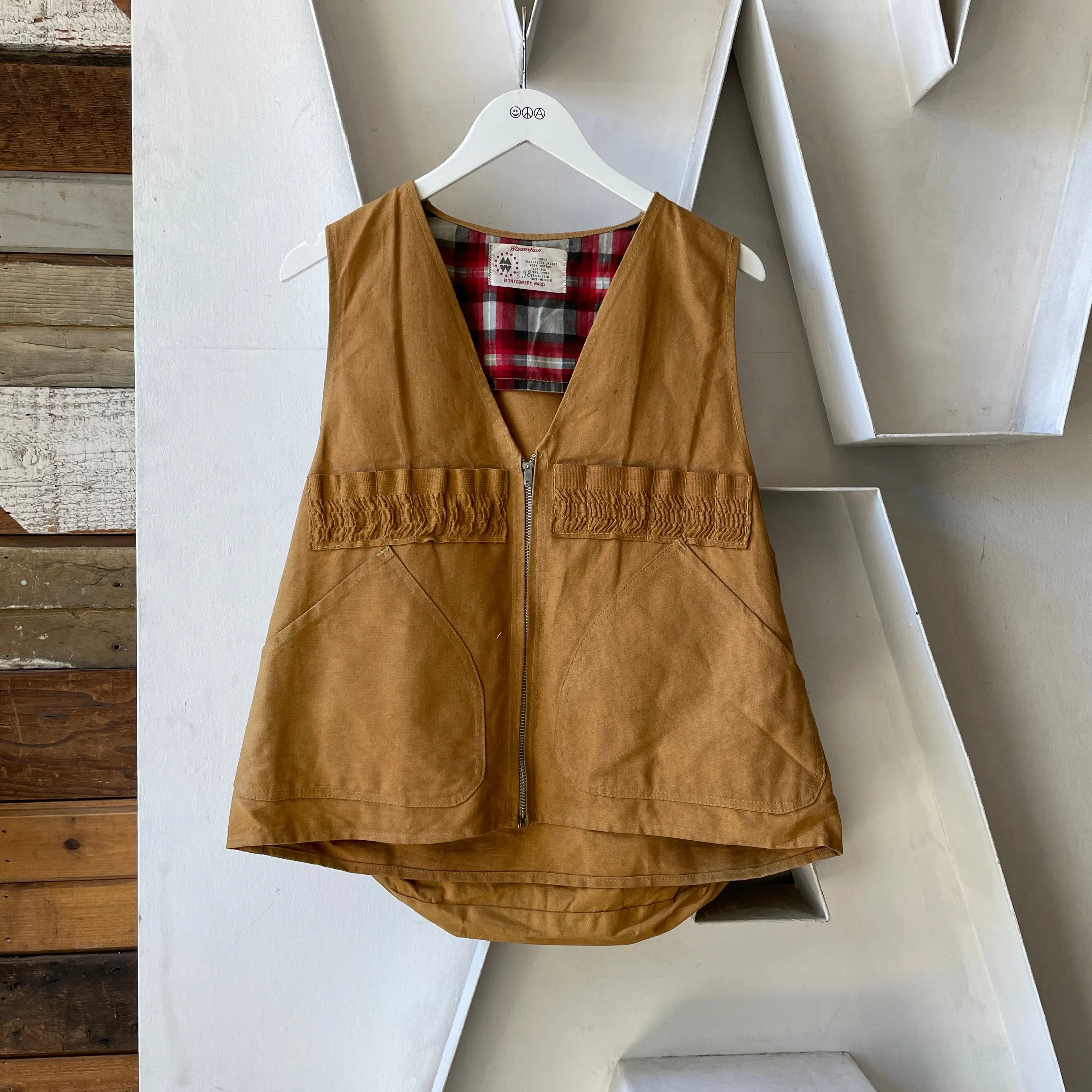 60’s Montgomery Ward Hunting Vest - Medium