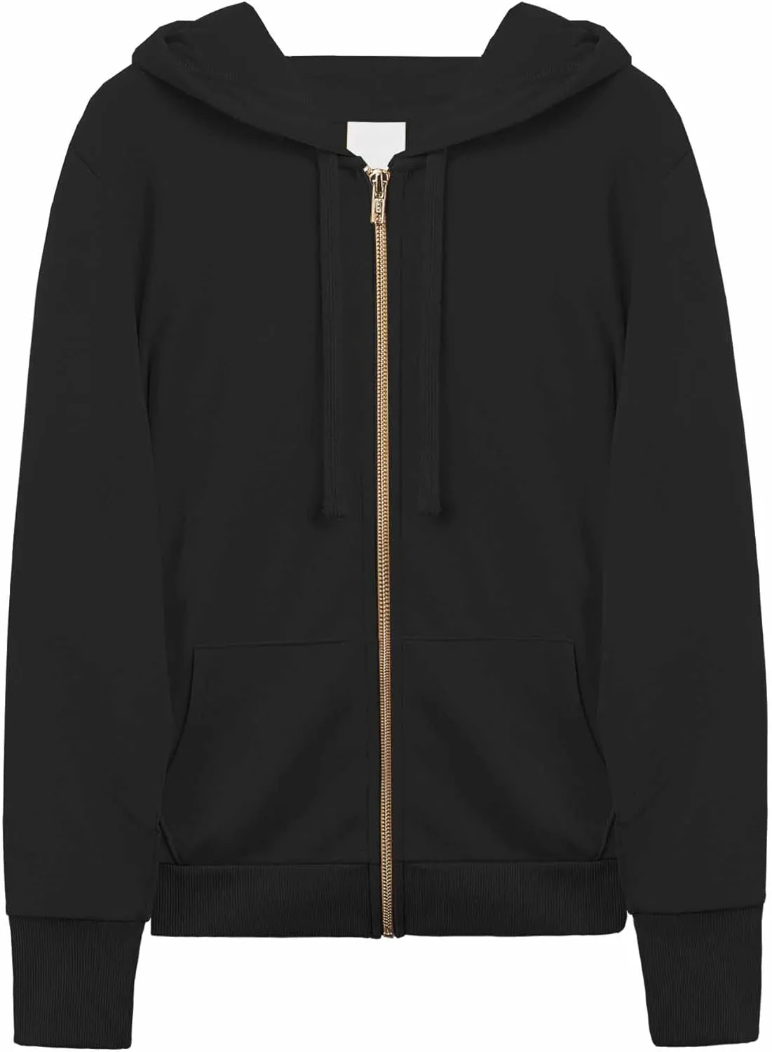 A2Y Women's Causal Basic Simple Zip Up Hoodie Sweat Jacket
