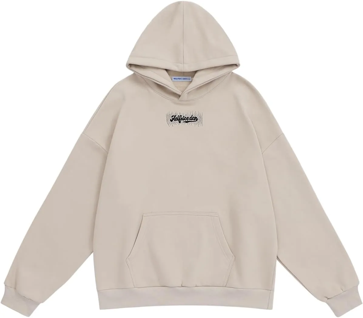 Aelfric Eden Hoodies for Women Oversized Letter Graphic Hoodie Sweatshirts Unisex Y2K Streetwear Fall Long Sleeve Pullover