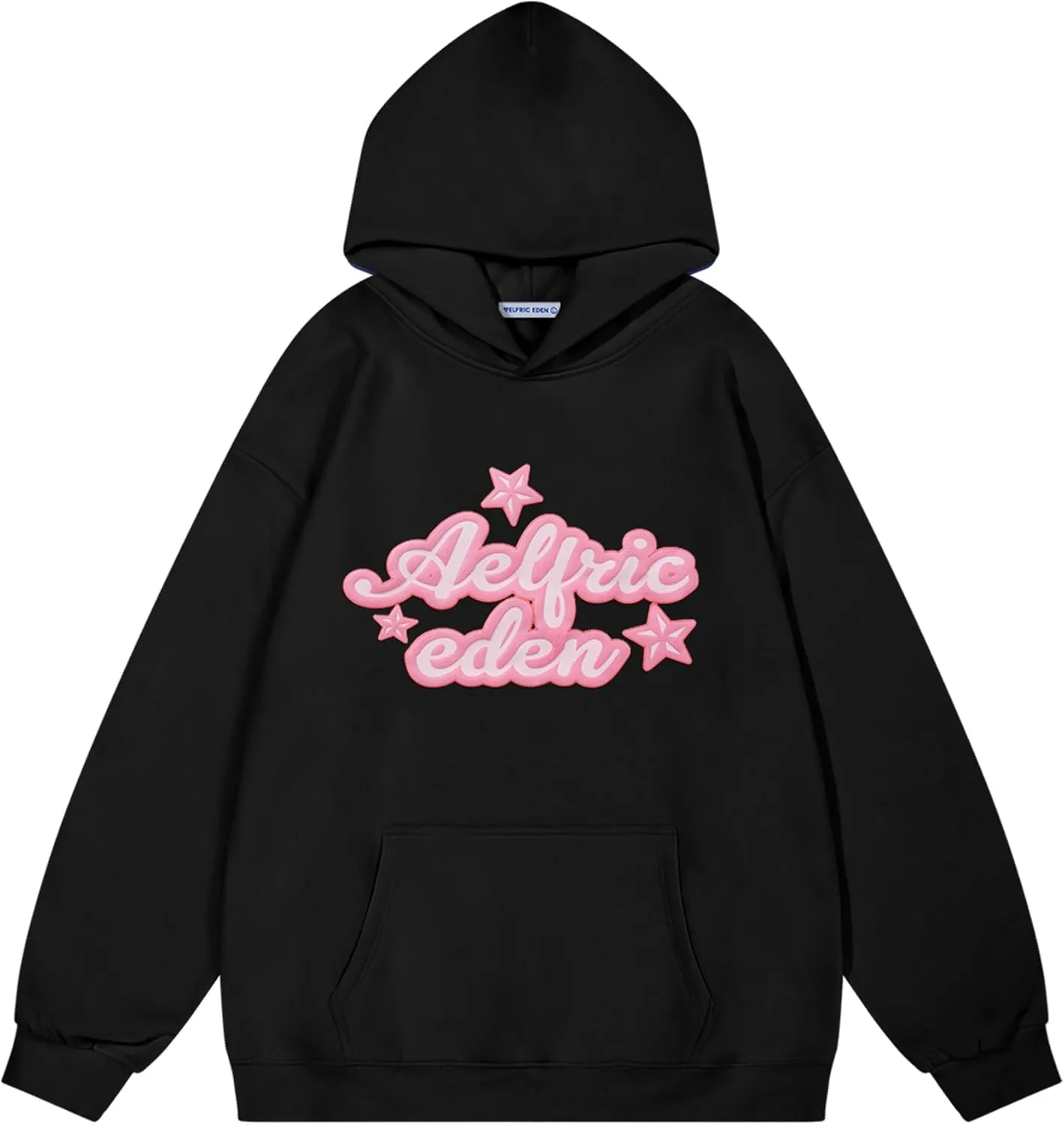 Aelfric Eden Womens Oversized Star Graphic Hoodies Fashion Long Sleeve Hoodie Pullover Hooded Sweatshirt Unisex