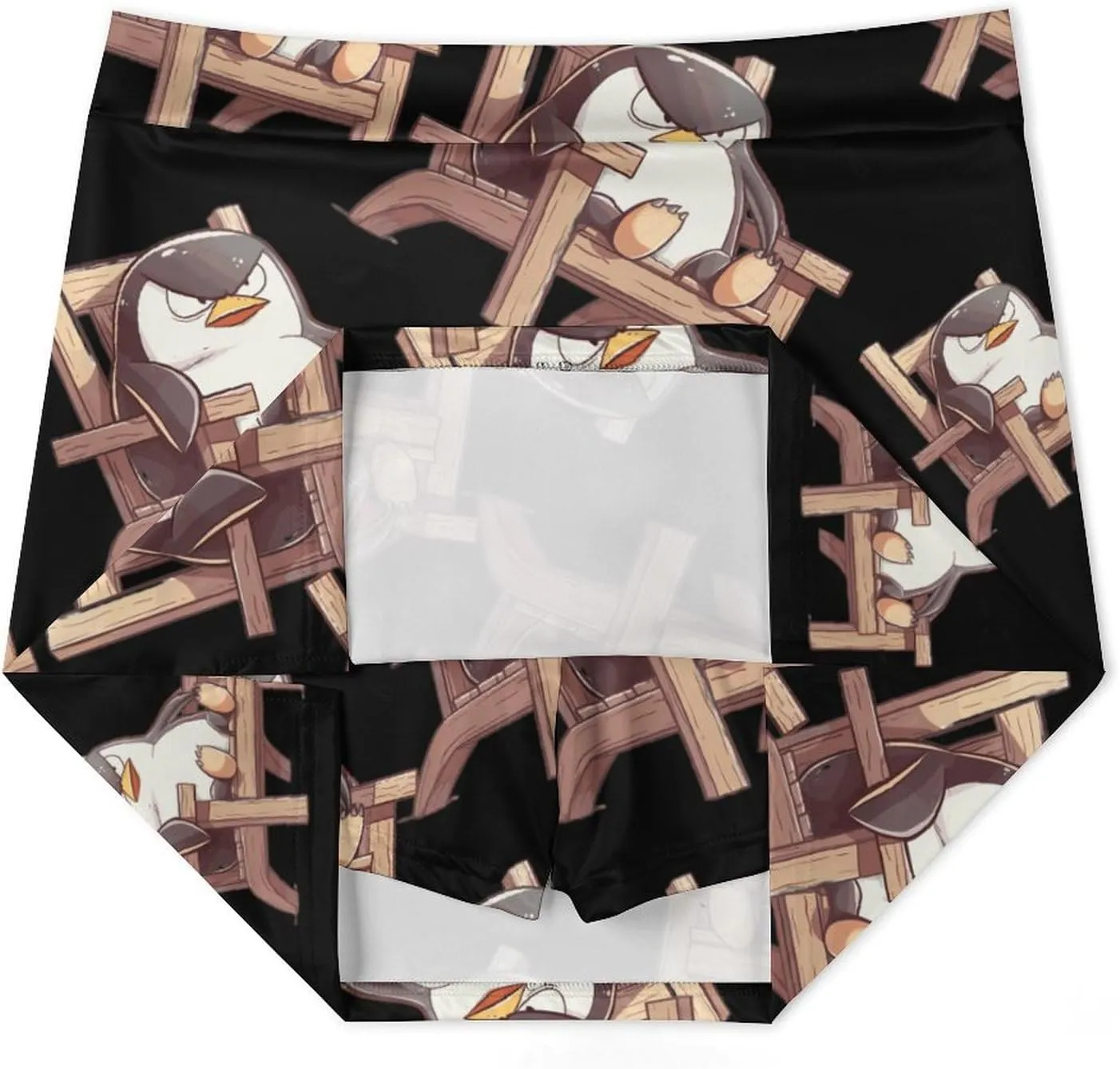 Angry Pingu Women's Skort Athletic Skirt Golf Skorts A-line Skirts with Built-in Shorts Pockets