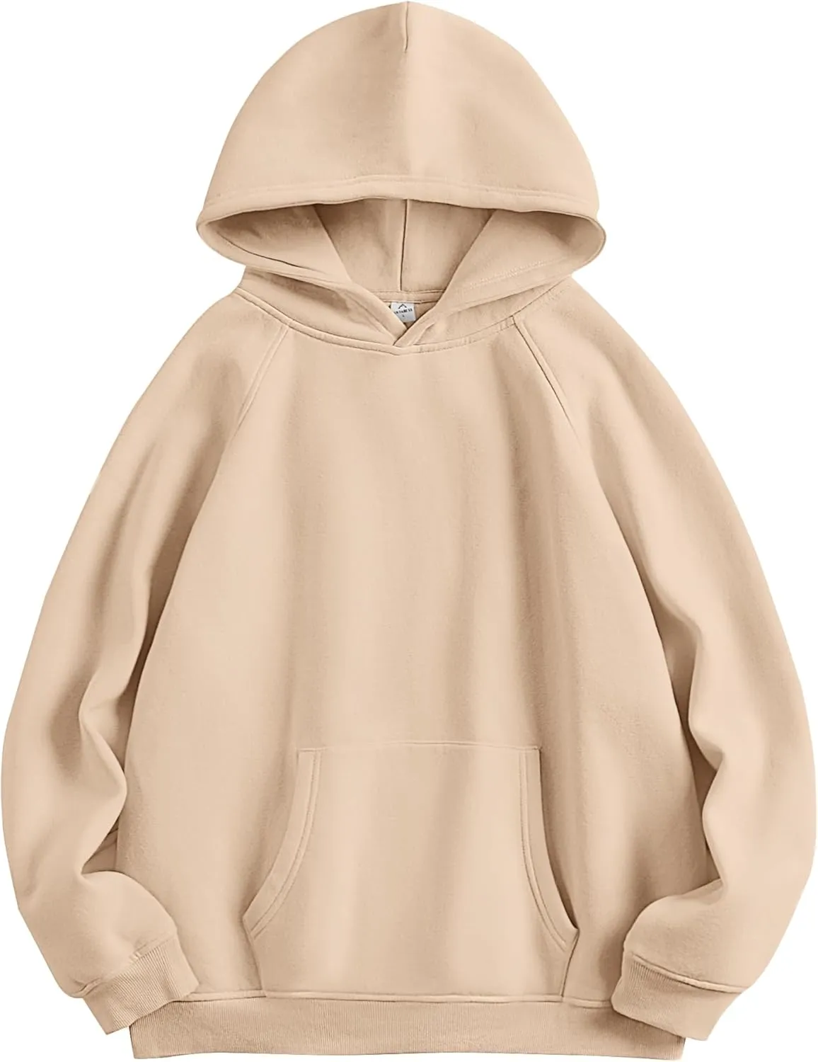 ANRABESS Women Hoodies Oversized Fleece Long Sleeve Comfy Casual Basic Pullover Sweatshirts 2025 Fall Outfits Y2K Clothes