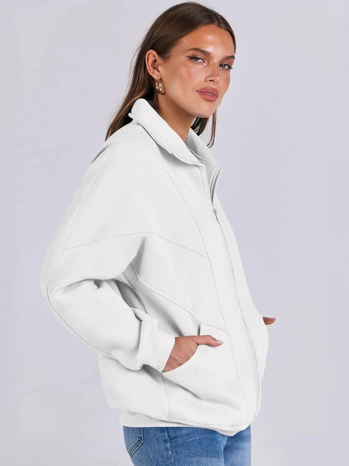 ANRABESS Women's Oversized Full Zip Up Sweatshirts Jacket 2025 Fall Fleece Long Sleeve Hoodies Outfit