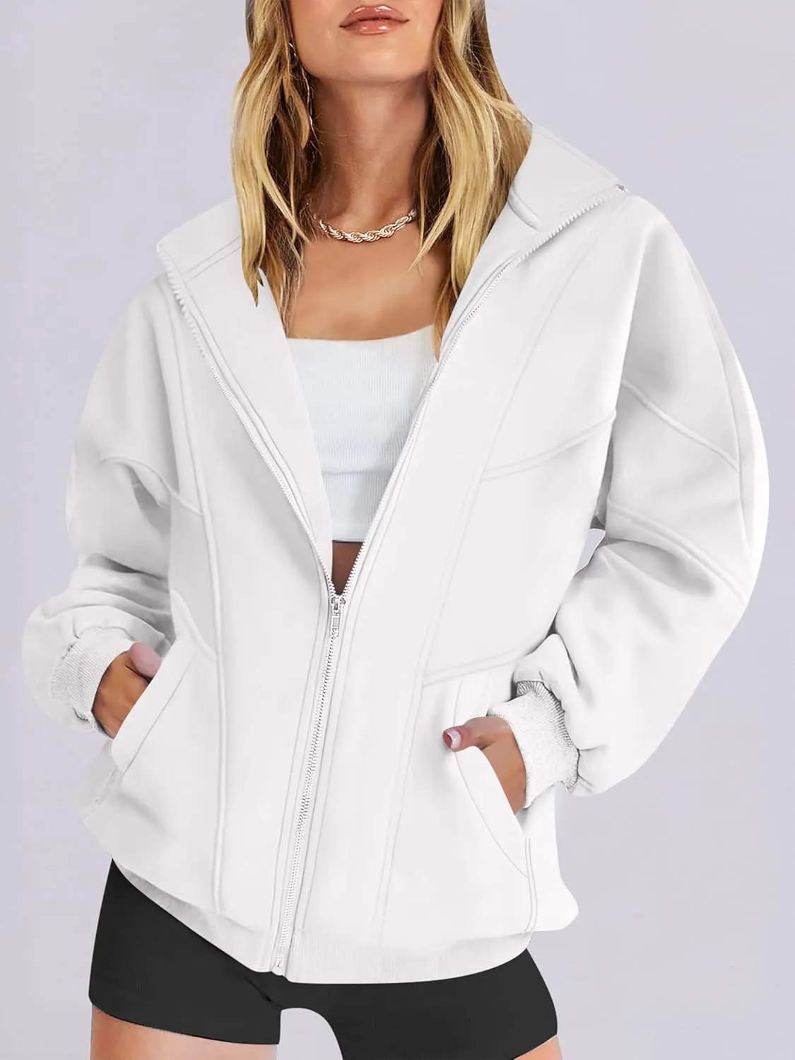 ANRABESS Women's Oversized Full Zip Up Sweatshirts Jacket 2025 Fall Fleece Long Sleeve Hoodies Outfit