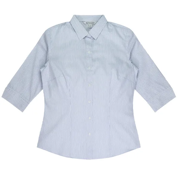 Aussie Pacific Lady Henley 3/4 Sleeve Shirt (2900T)