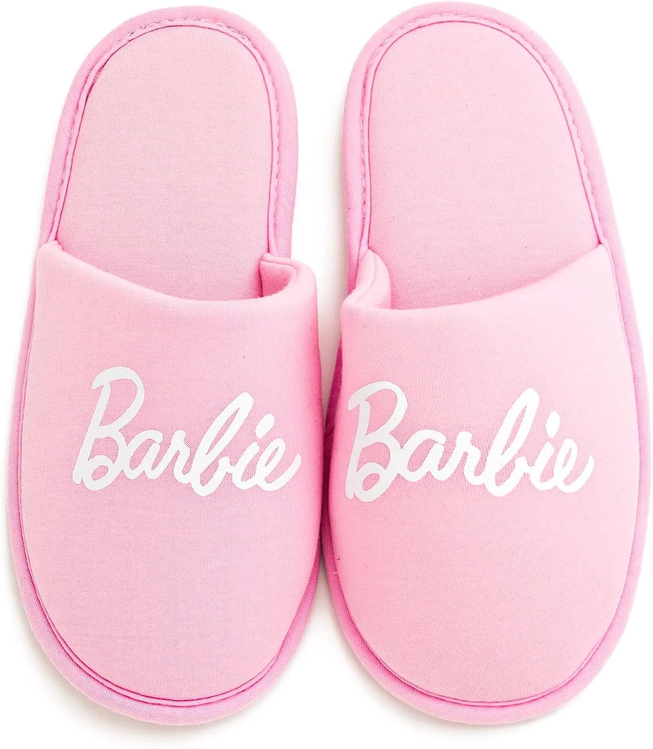 Barbie Girls Pajama Shirt Pants and Slippers 3 Piece Little Kid to Big Kid