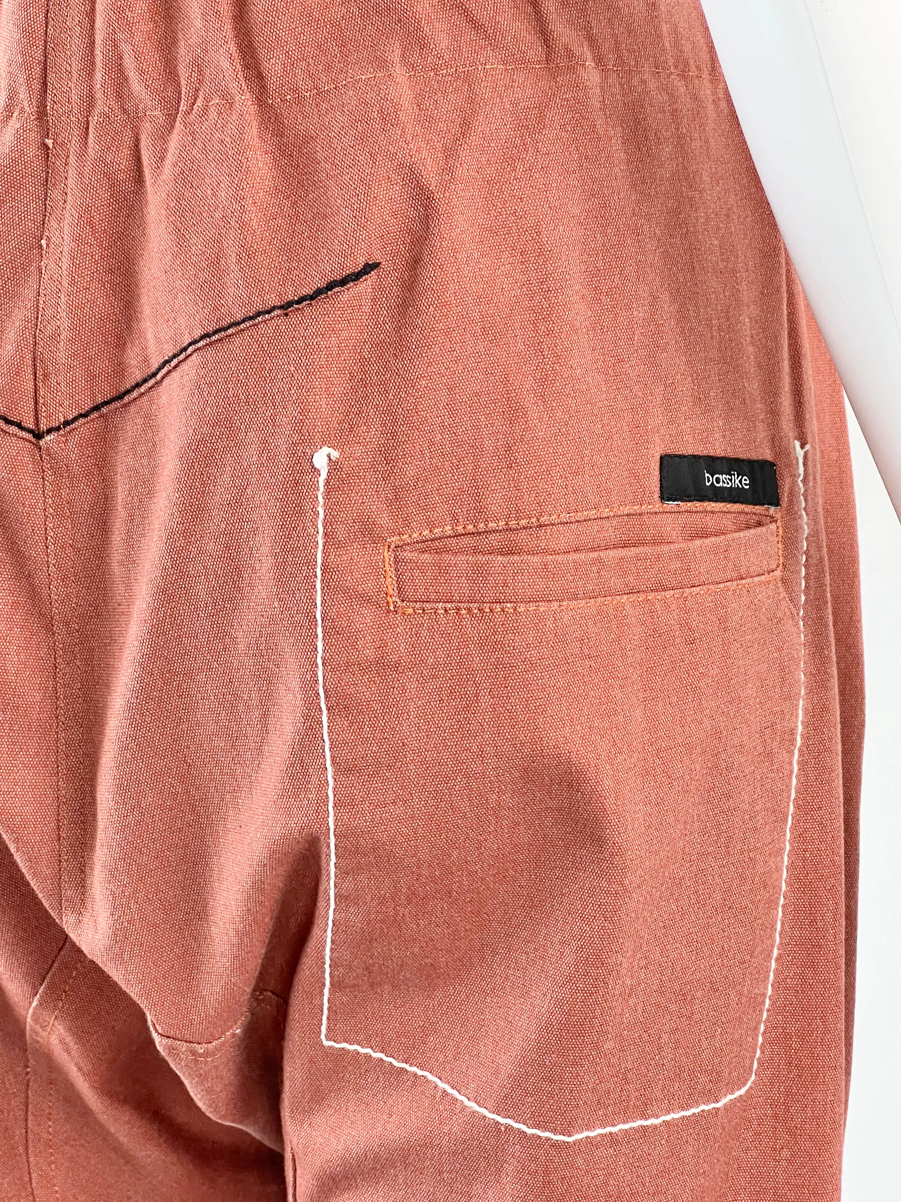 Bassike Rust Relaxed Fit Cotton Pants - AU12