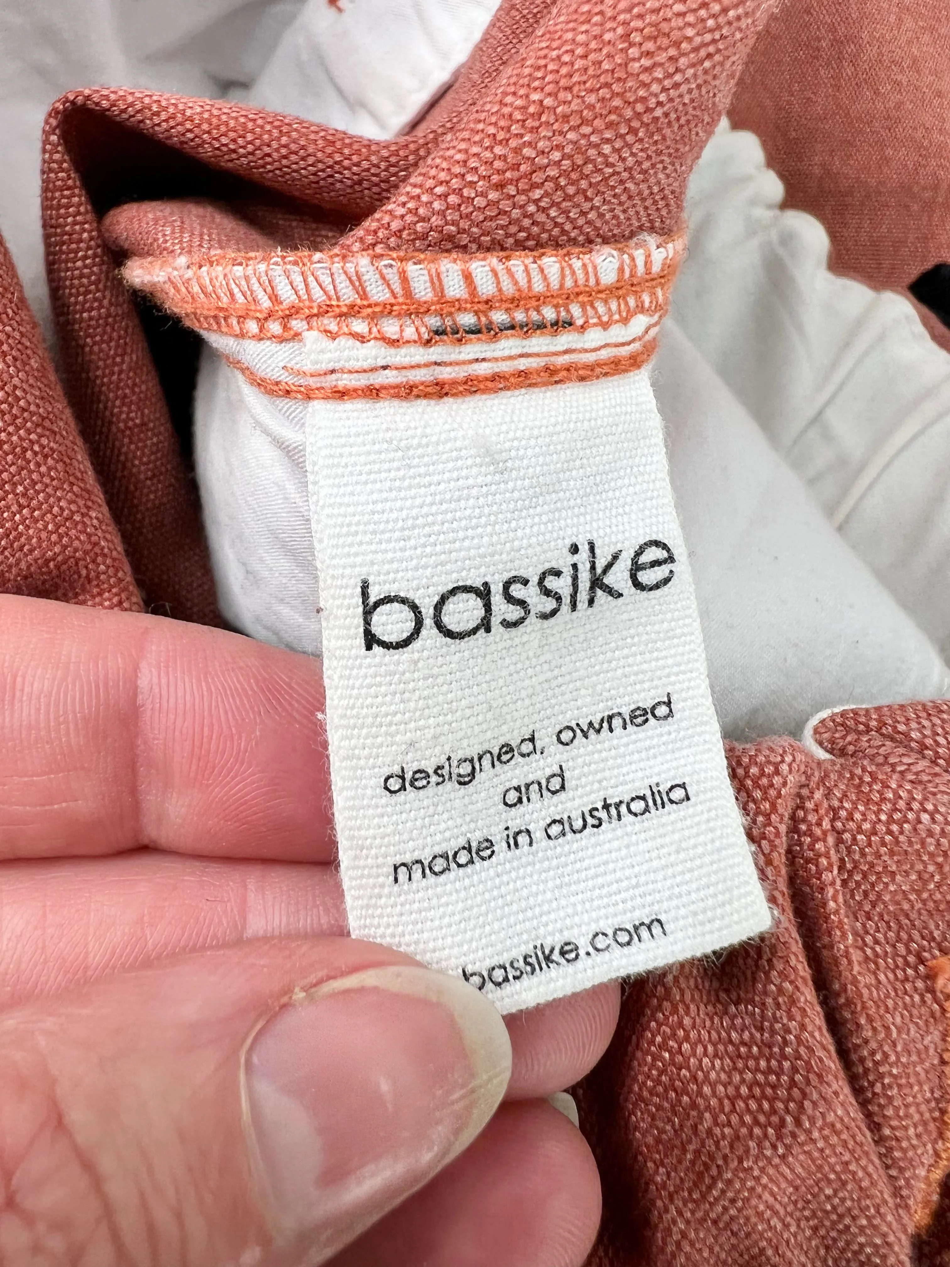 Bassike Rust Relaxed Fit Cotton Pants - AU12