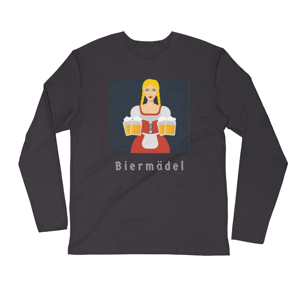 'Biermdel' unisex long-sleeved shirt (slim fit)