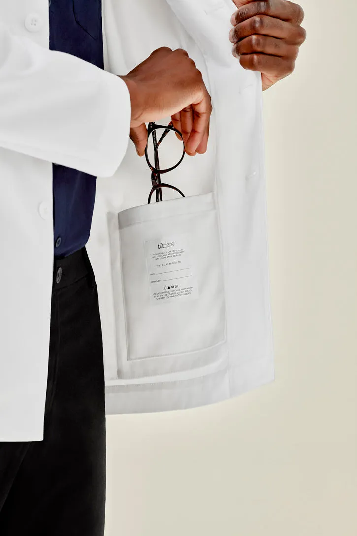 Biz Care CC144MC Mens Hope Cropped Lab Coat