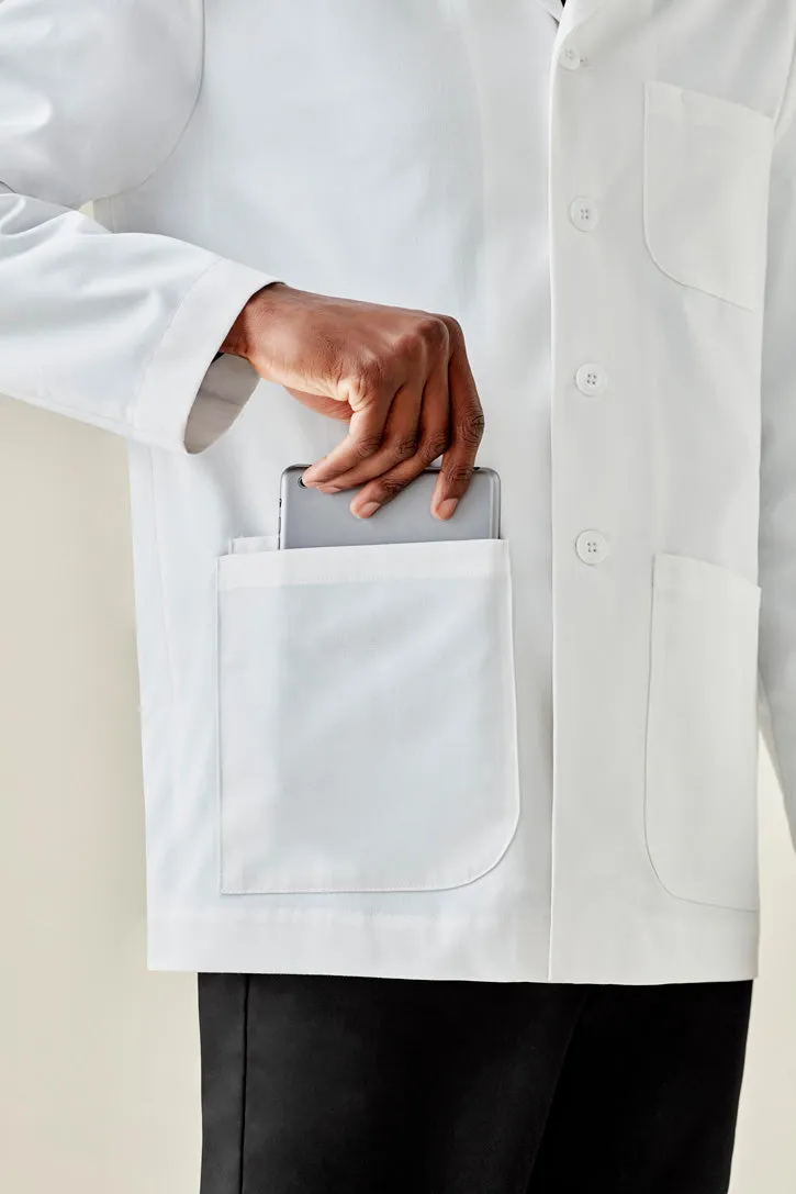 Biz Care CC144MC Mens Hope Cropped Lab Coat