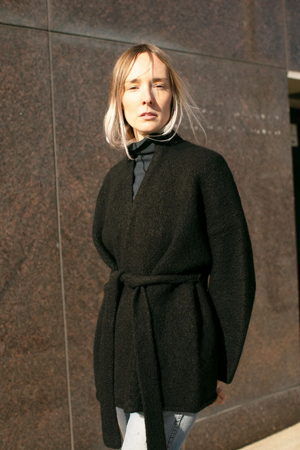Black Coto Cardigan