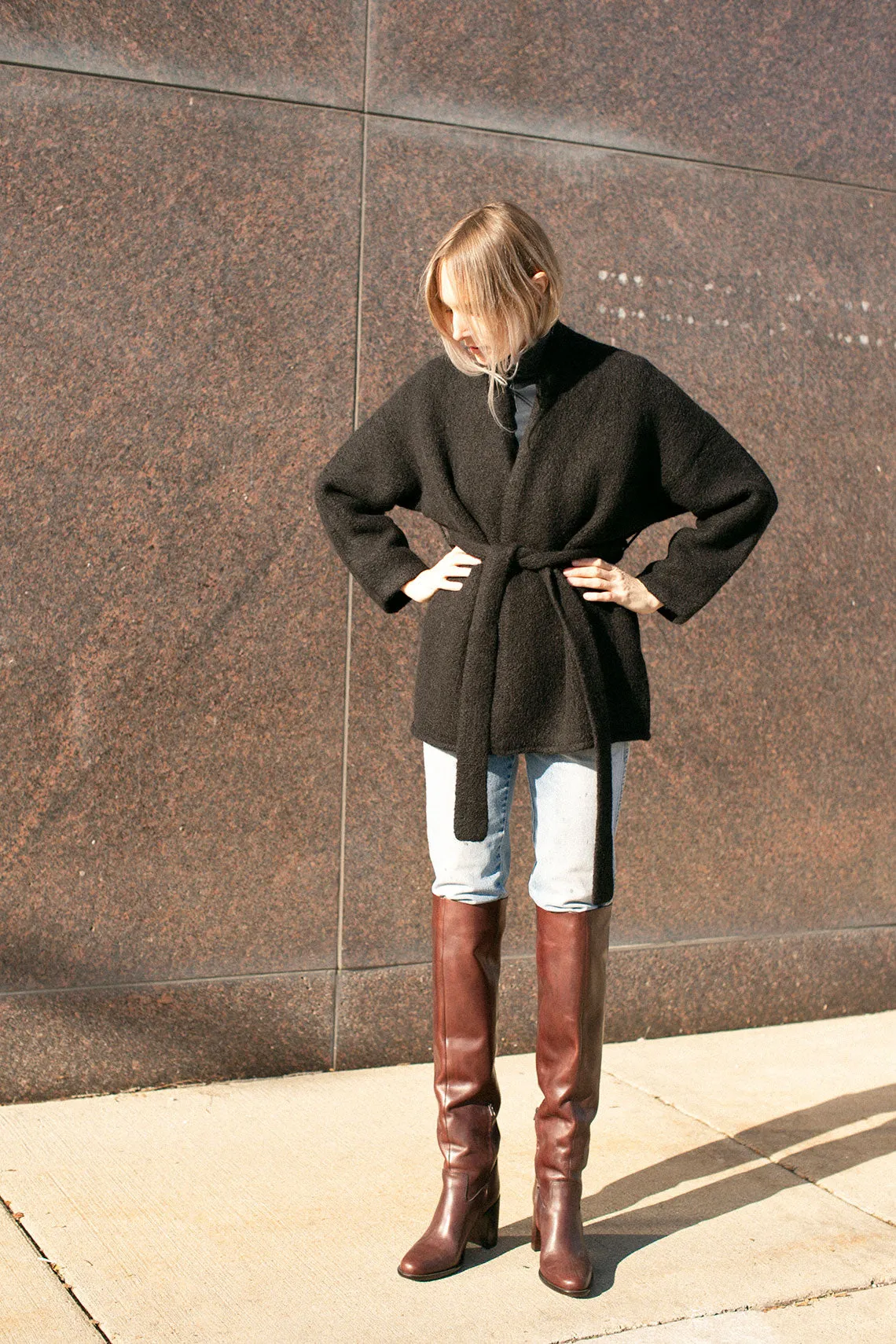Black Coto Cardigan