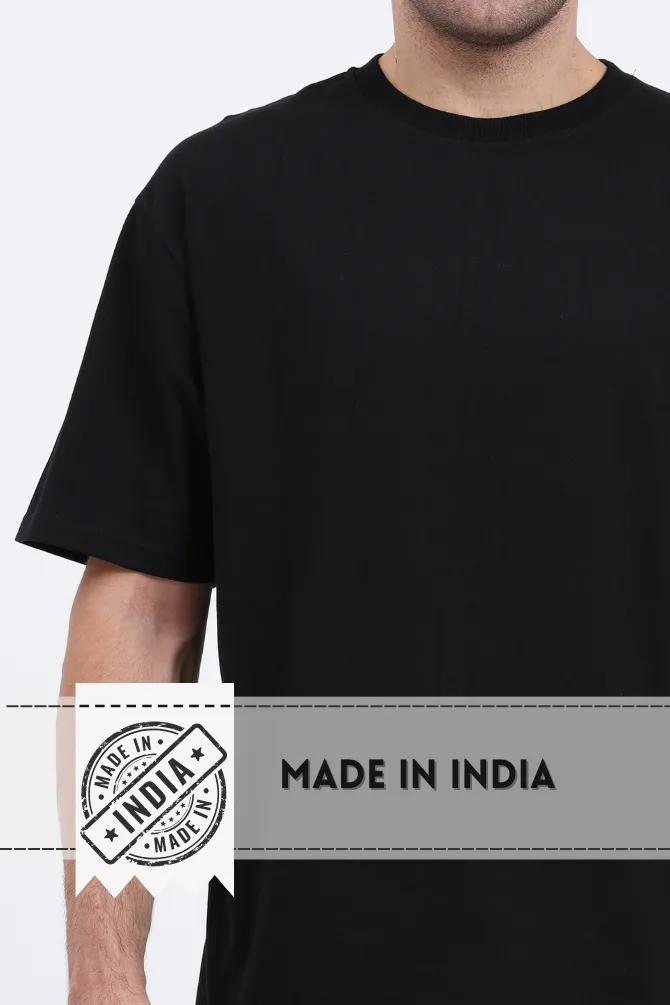 Black Oversized T-shirt for men