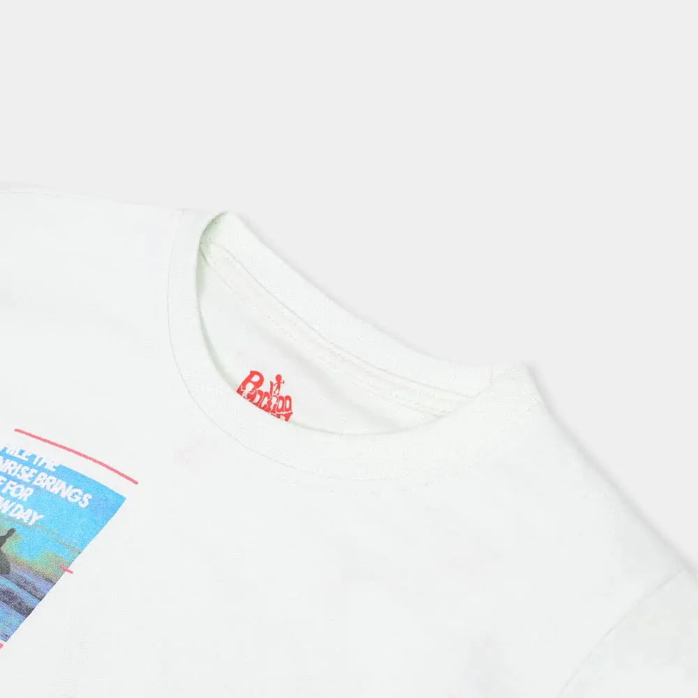 Boys T-Shirt H/S New Day - Aqua Glass