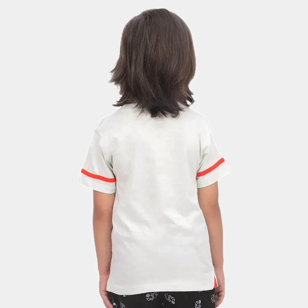 Boys T-Shirt H/S New Day - Aqua Glass