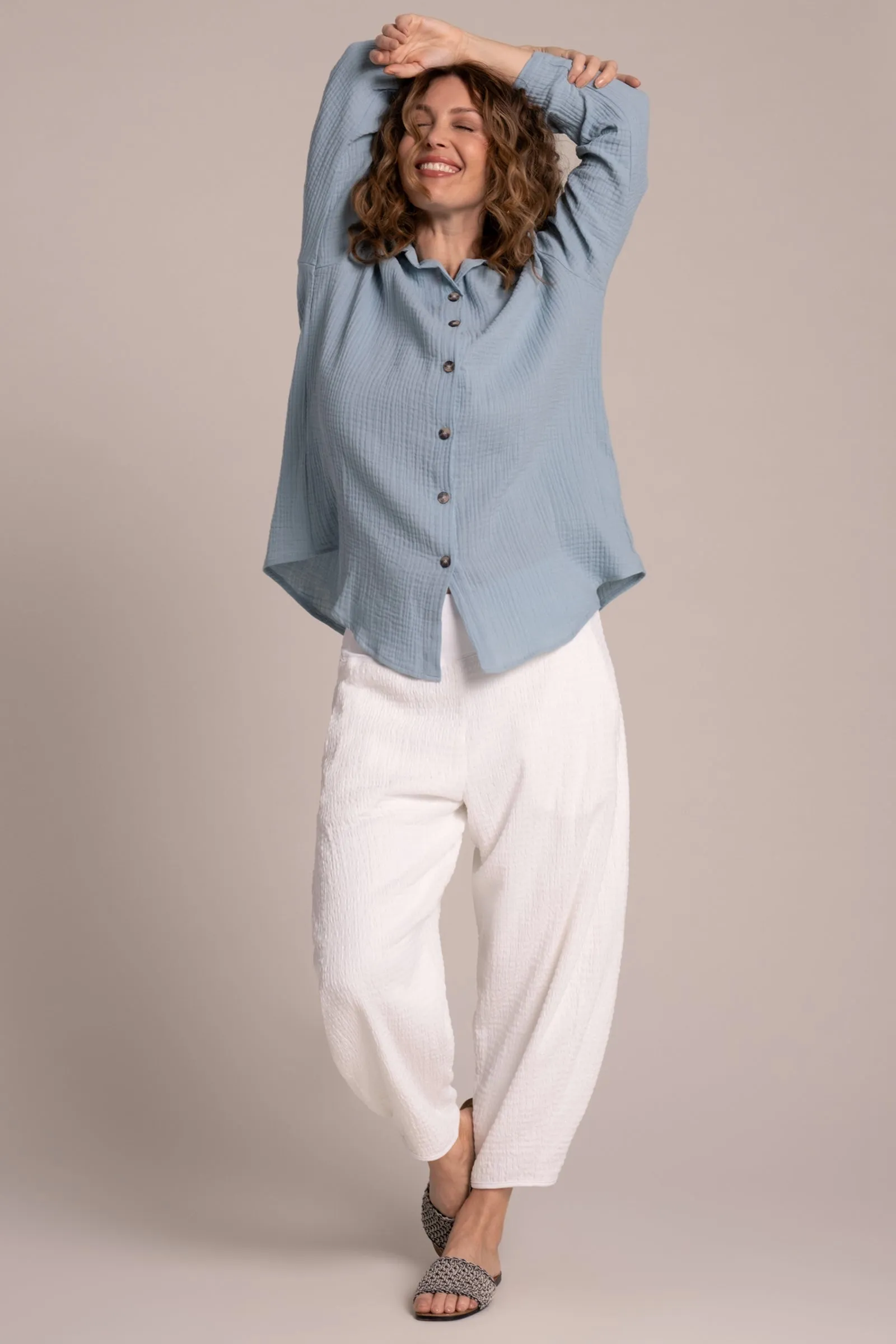 Breeze Easy Shirt | Stone Blue