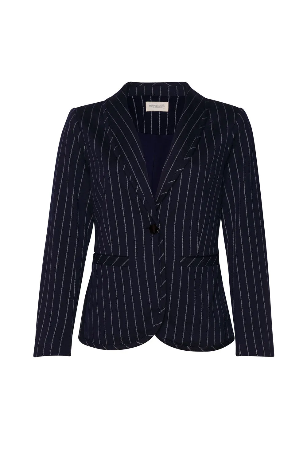 Capone Tailored Jacket | Navy Stripe