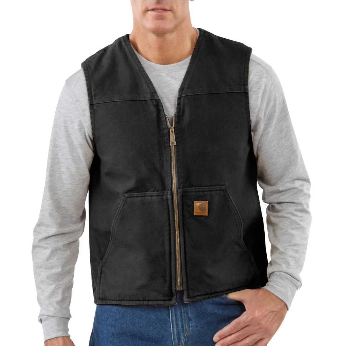 Carhartt Men's Black Rugged Vest