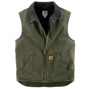 Carhartt Men's Moss/Black Mock Neck Vest