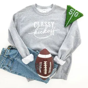 Classy Until Kickoff Graphic Sweatshirt