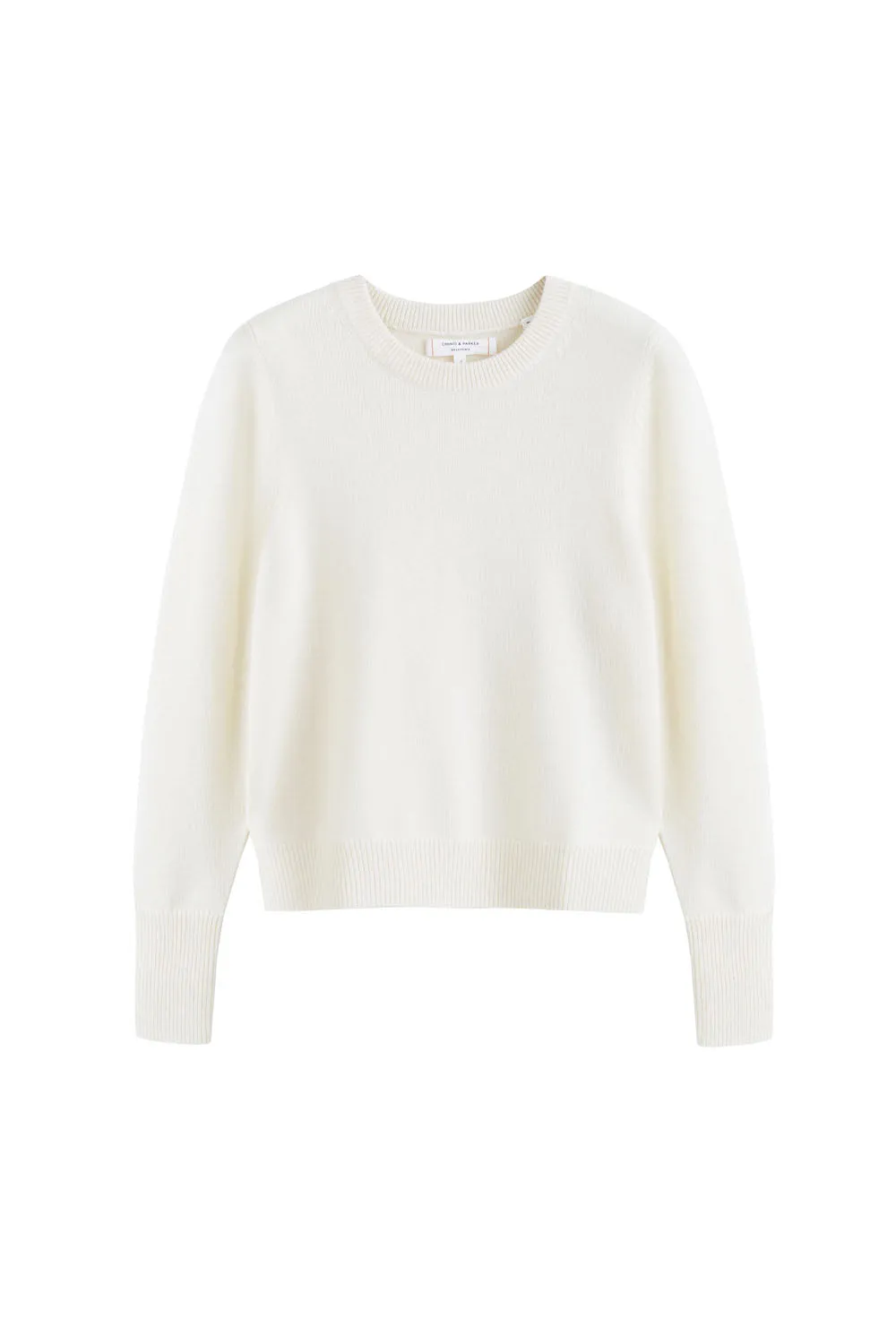 Cream Cashmere Cropped Sweater