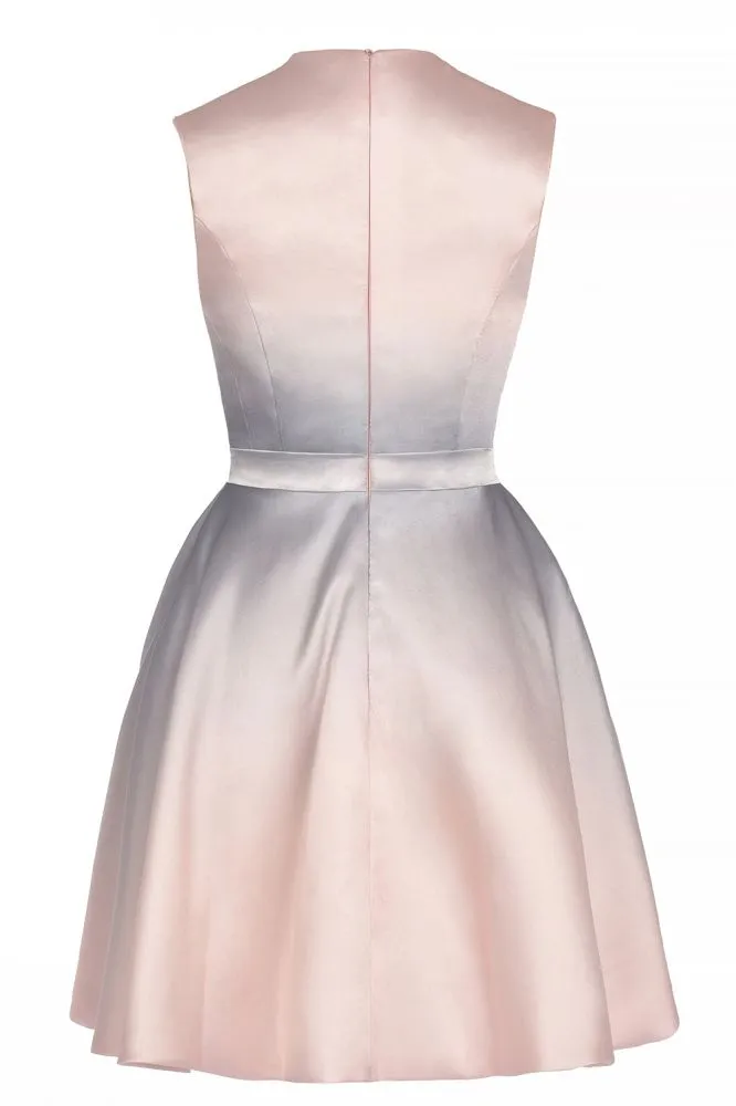 Crew Neck Sleeveless Gradient Aline Short Party Dress Daily Casual Dress