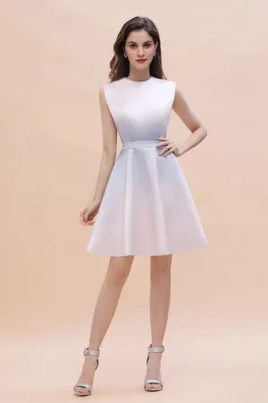 Crew Neck Sleeveless Gradient Aline Short Party Dress Daily Casual Dress