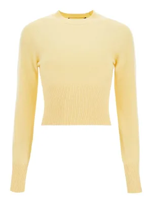 Cropped Knit Sweater