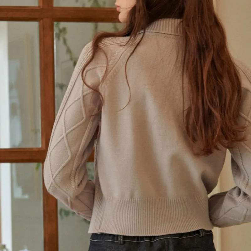 Custom Cashmere Zipper Sweater for Women - OEM/ODM Knitted Cardigan Manufacturer