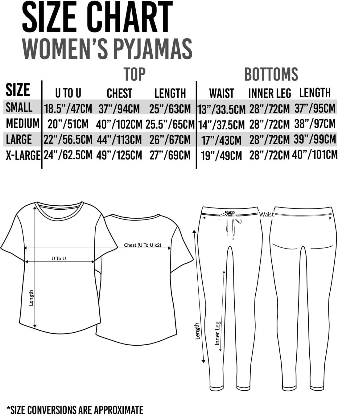 Disney Villains Pajamas Womens Lounge-pants & T-Shirt Pjs Set