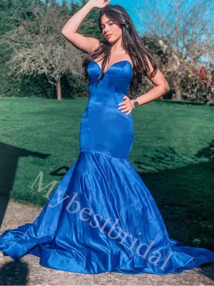Elegant Sweetheart Sleeveless Mermaid Prom Dresses,PDS0924