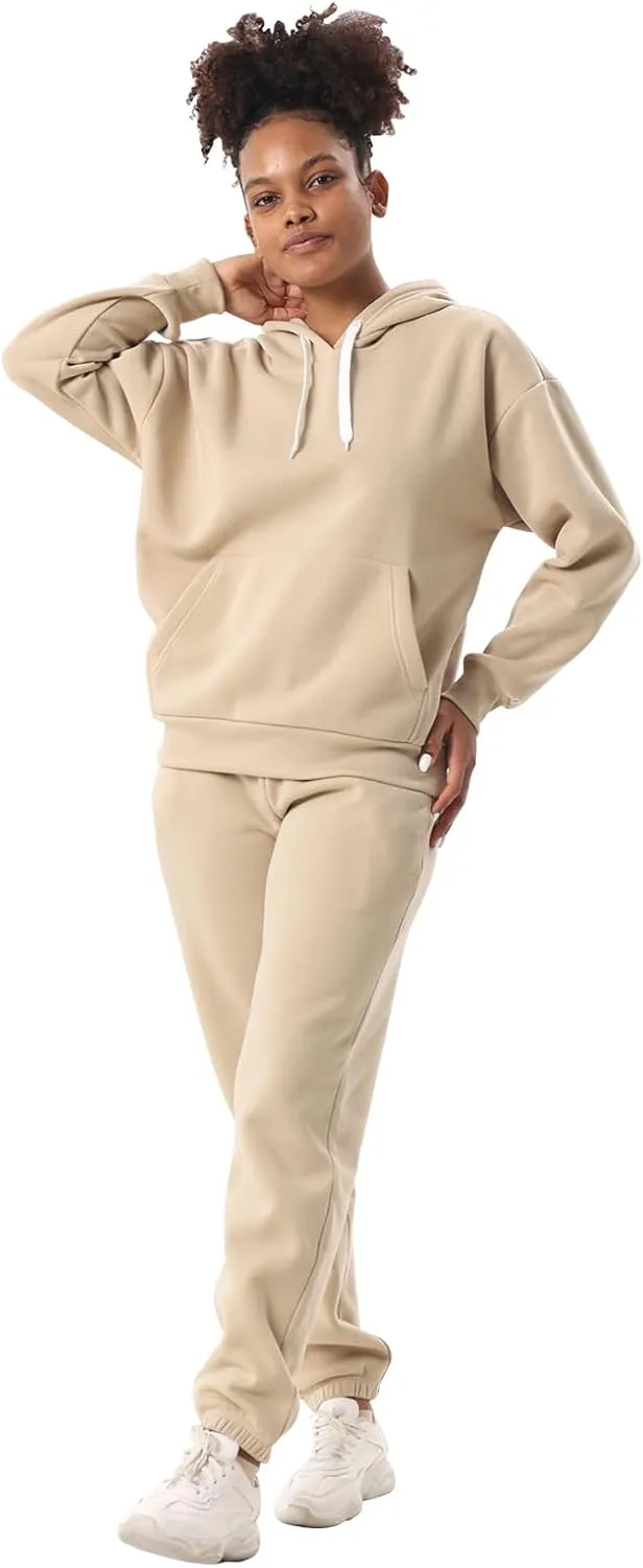Facitisu 2 Piece Sets for Women Oversized Loungewear Womens sweat suit Hoodies and Sweatpants