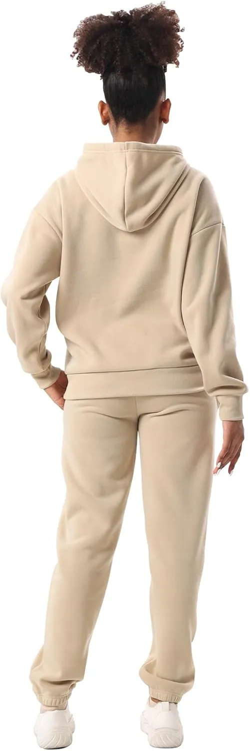 Facitisu 2 Piece Sets for Women Oversized Loungewear Womens sweat suit Hoodies and Sweatpants