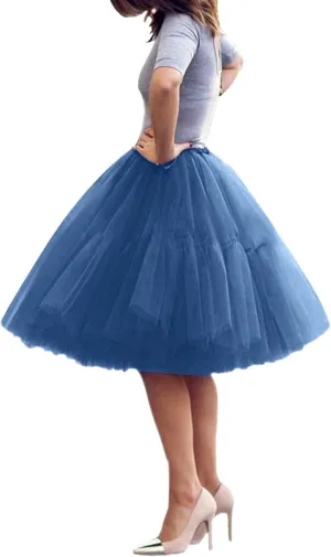 Fashion Mesh Pleated Plus Size Puffy Lace Skirt Speed Tulle Skirt Bed A Line Midi Skirt Girl Vintage Dorm Trendy Clothes