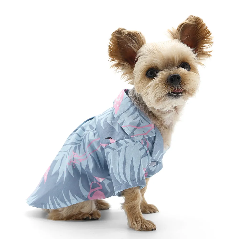 flamingo hawaiian shirt