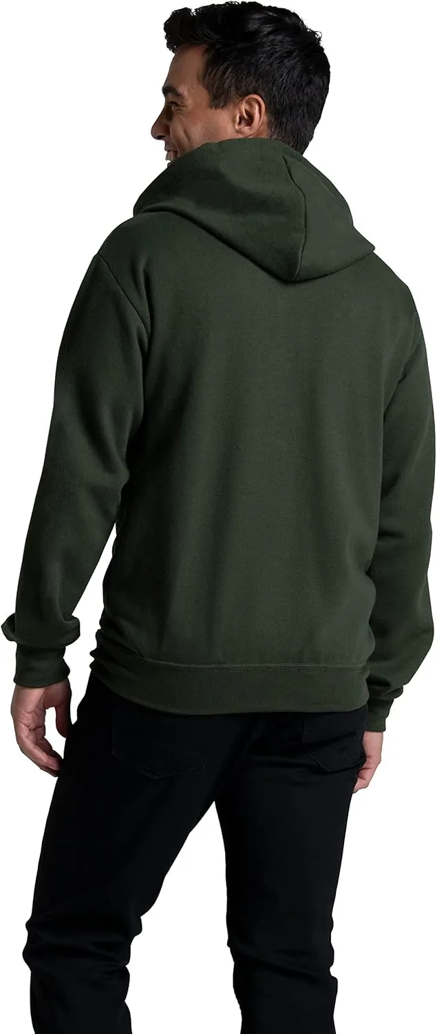 Fruit of the Loom Unisex Adult EverSoft Fleece Full Zip Hoodie Sweatshirt