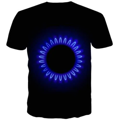 Galaxy Space T shirts Men Black Hole T shirts Funny Psychedelic Tshirts Cool Black Shirt Print Gothic Tshirt Printed