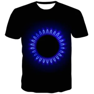 Galaxy Space T shirts Men Black Hole T shirts Funny Psychedelic Tshirts Cool Black Shirt Print Gothic Tshirt Printed
