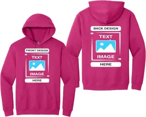 Gildan - Personalized Image Unisex Sweatshirt - Customized Add Your Text Photo Hoodies - Men Women Adult