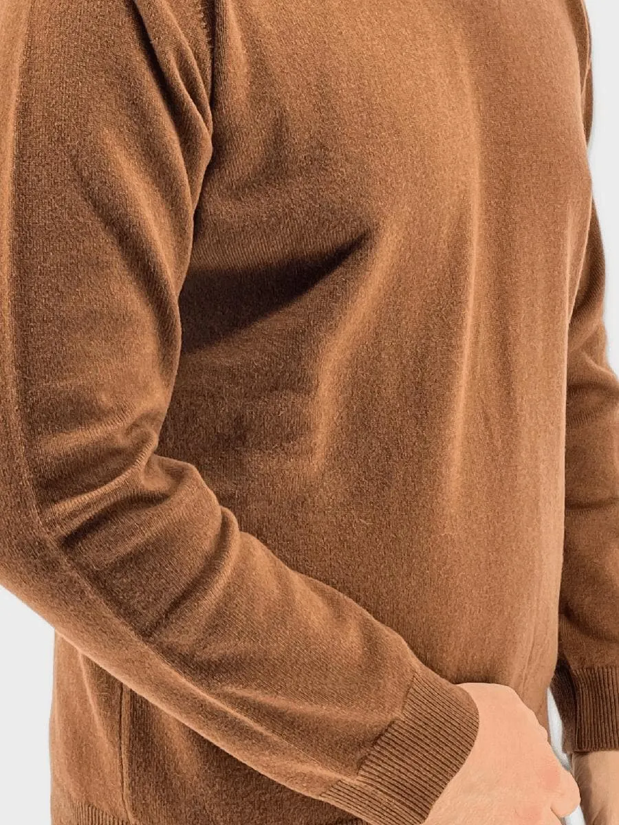 Girocollo basic in cashmere