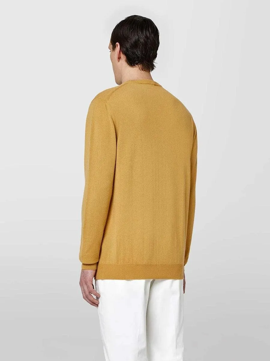 Girocollo basic in cashmere
