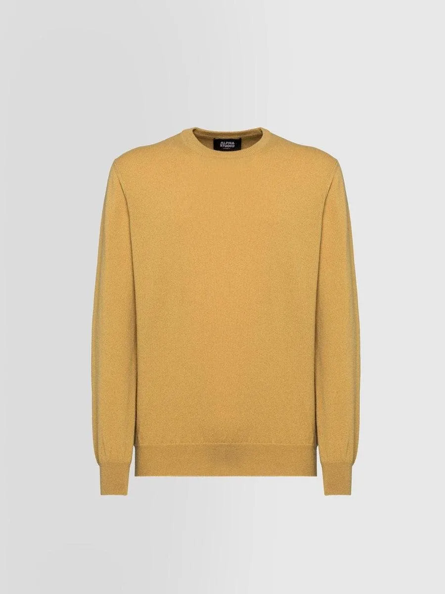 Girocollo basic in cashmere