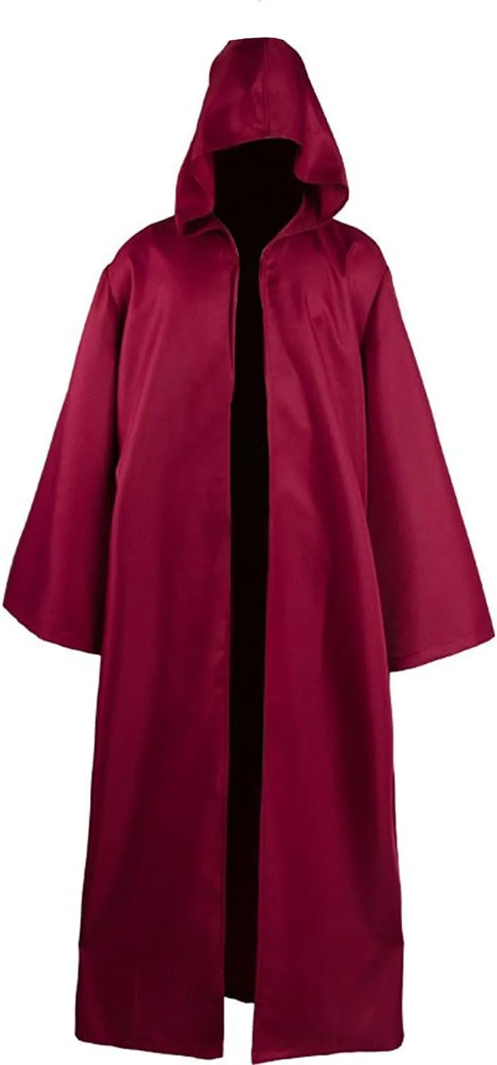 Golden Service Adult Halloween Costume Tunic Hoodies Robe Cosplay Capes