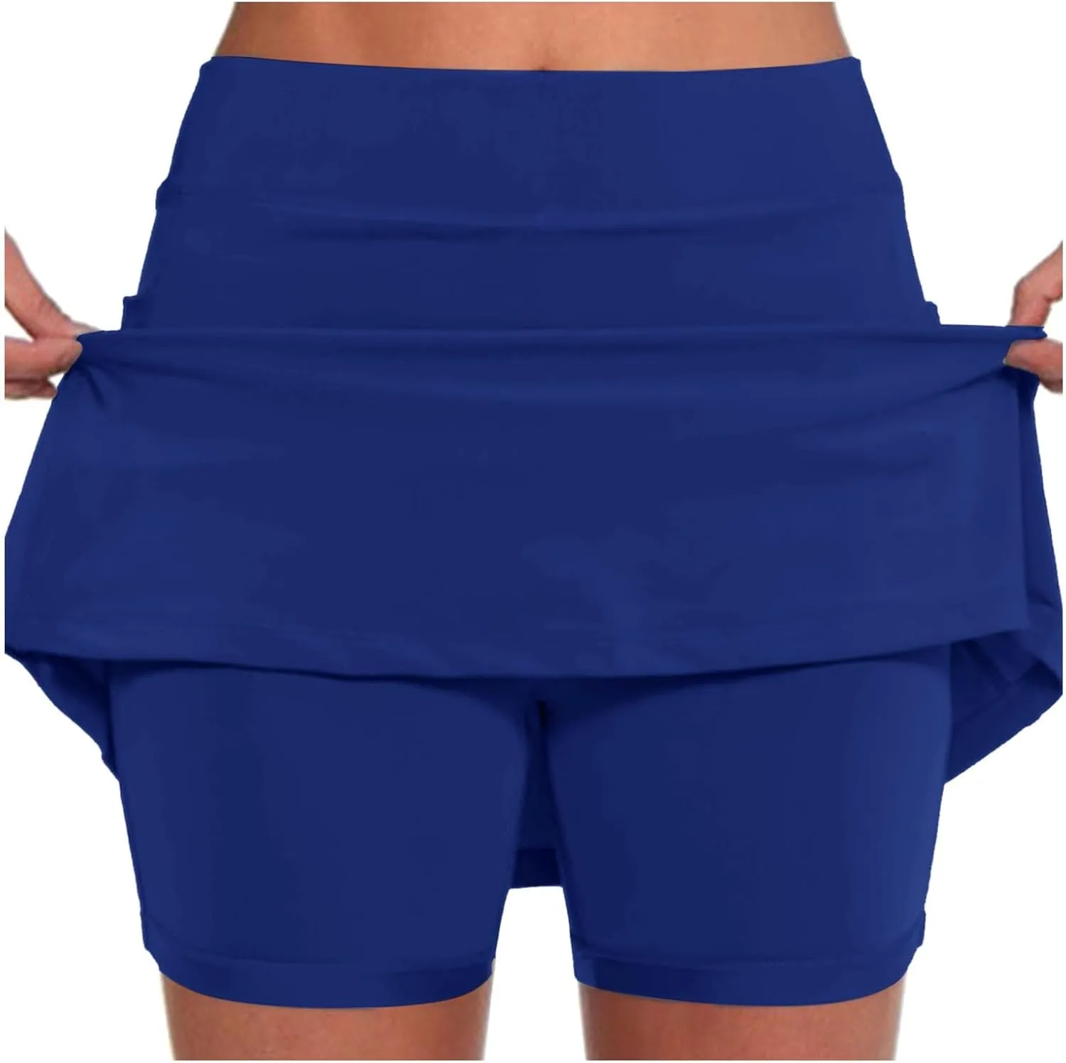 Golf Skorts for Woman High Waisted Tennis Skirts with Pockets Bodycon Athletic Skorts with Shorts