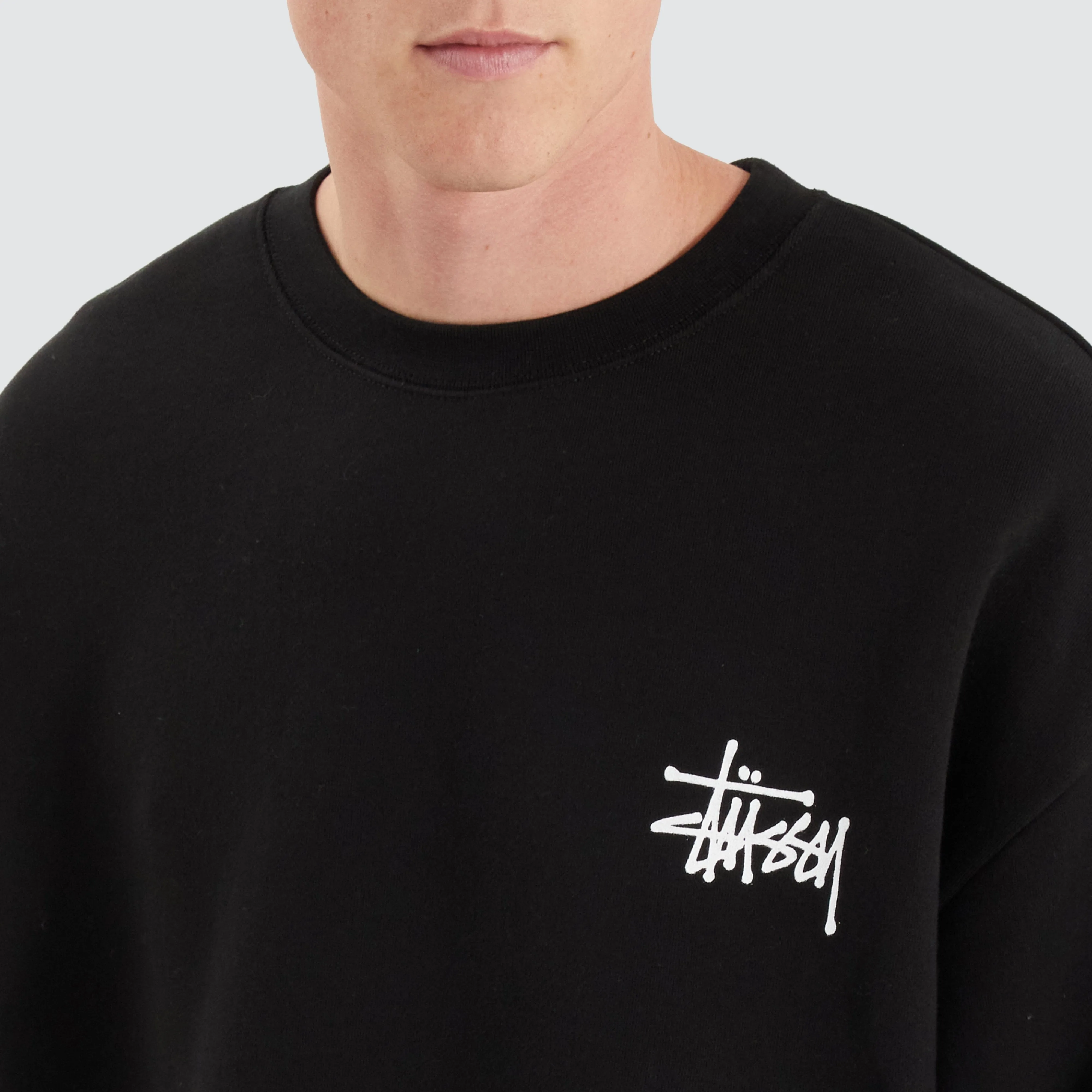 Graffiti LCB Fleece Crew Black