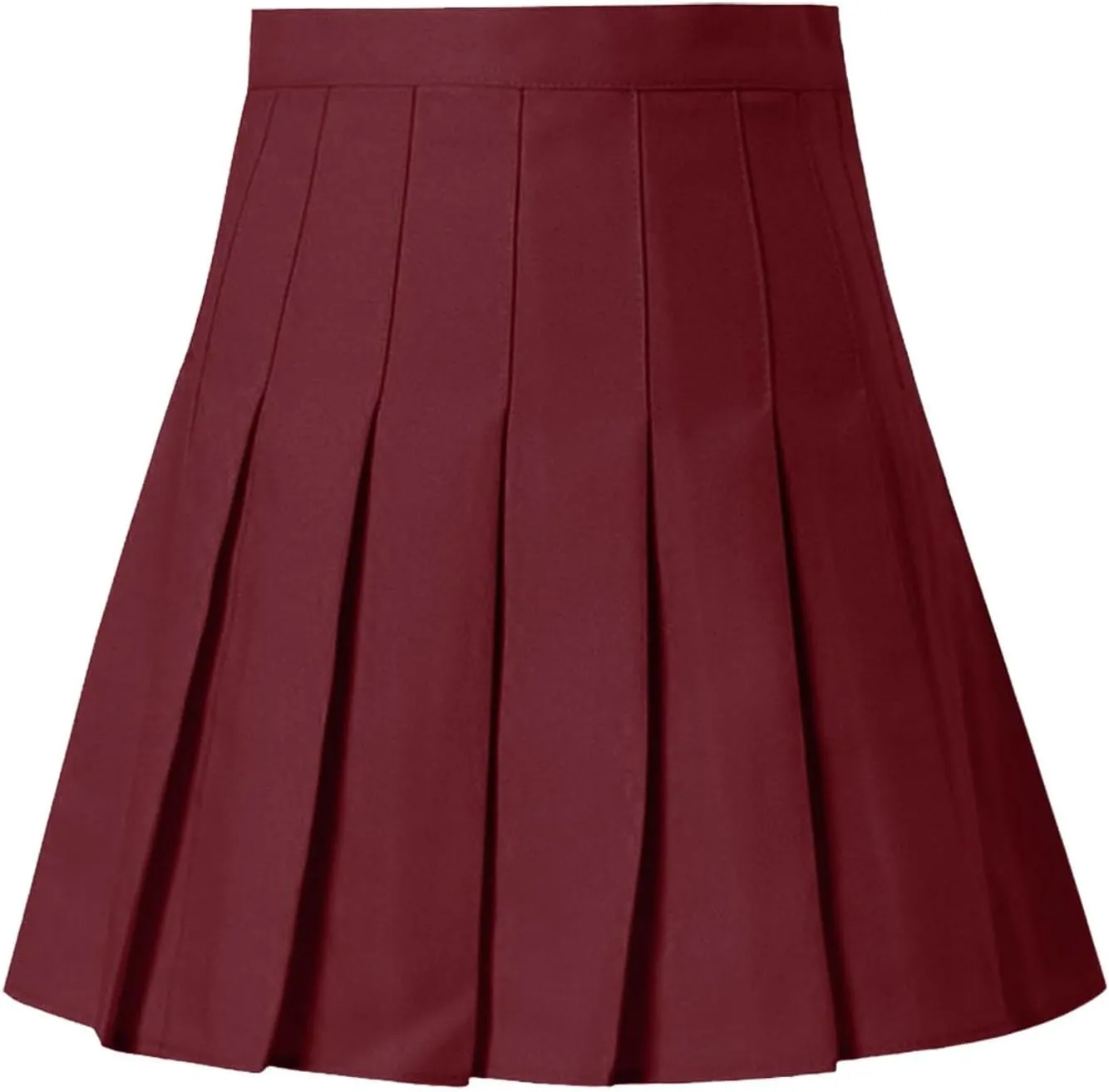 High Waisted Mini Skirts for Women Anti-Slip Lining A-Line Casual Skirt with Elastic Waist and Flowy Chiffon Fabric
