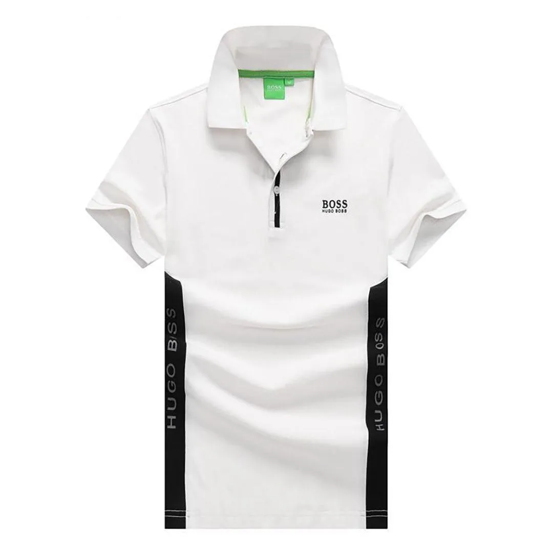 HUG Paddy Men's Slim Fit Polo- White